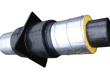 Неподвижные и скользящие опоры, концевые и рядовые элементы в ППУ