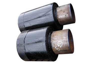 Металлические заглушки в ППУ изоляции